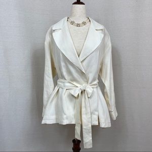 Donna Karan NY Bergdorf Goodman Vintage Linen Blazer/Jacket
